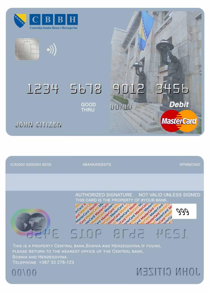 Bosnia and Herzegovina Central Bank mastercard